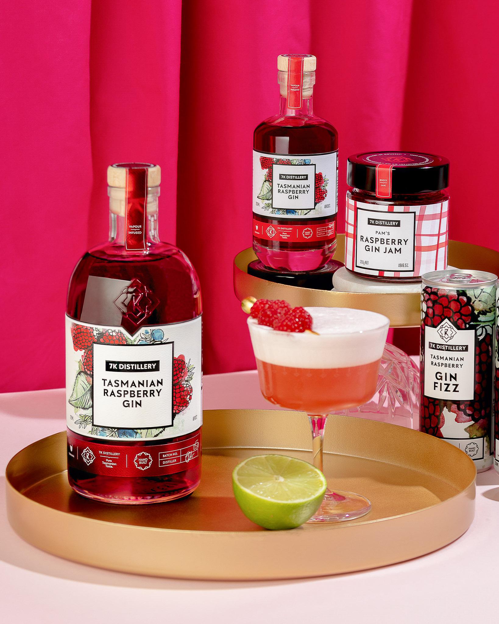 7K Distillery's Raspberry Gin /Fizz product