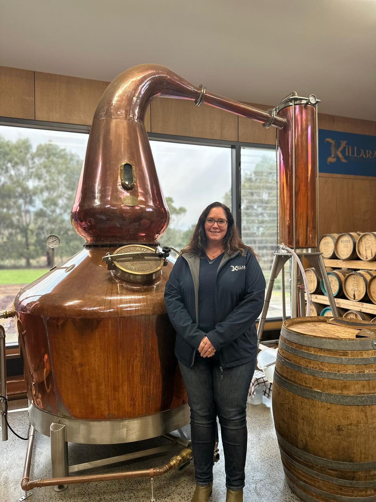 Kristy Lark-Booth, owner and founder of Killara Distillery