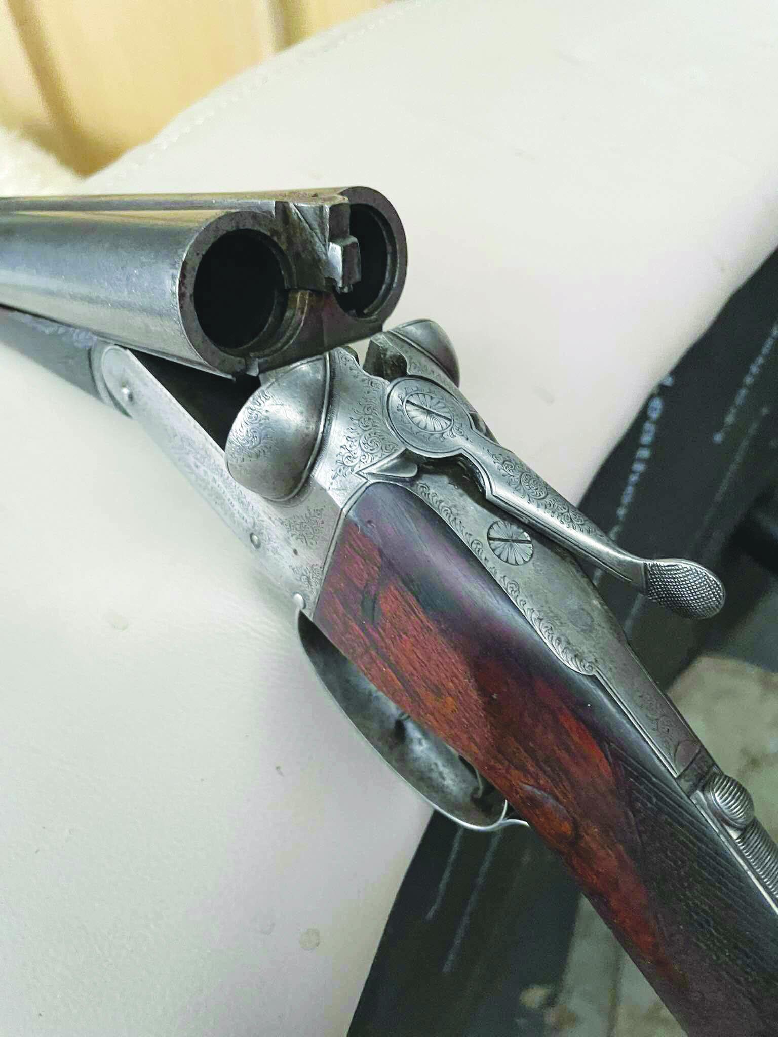 A gun