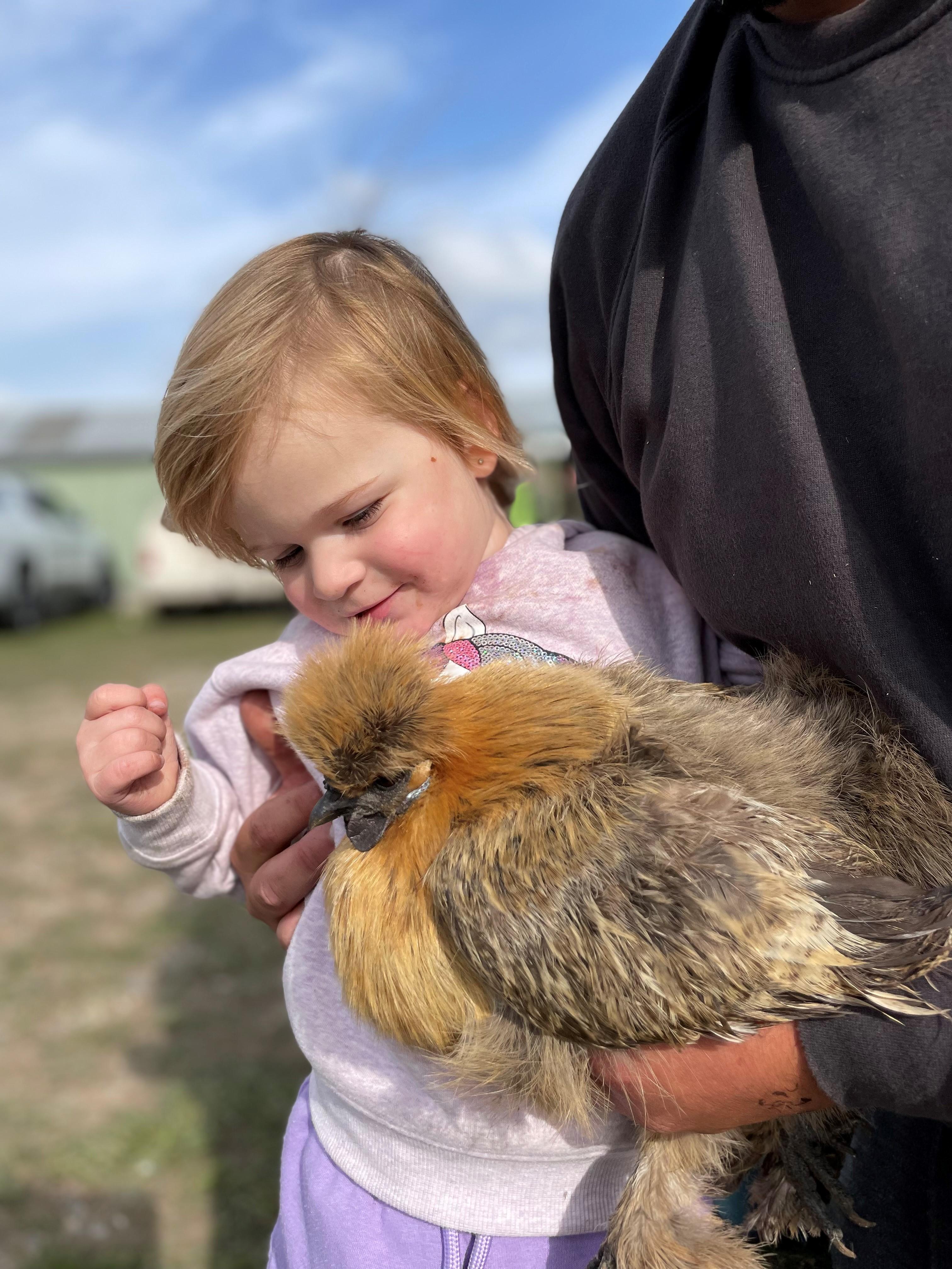 Five-year-old Sophie Maloney of Exeter