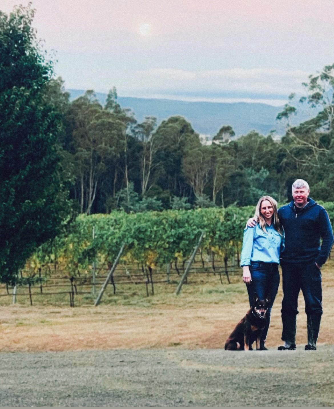 Shelley and Matt Grant of Eversley Vines