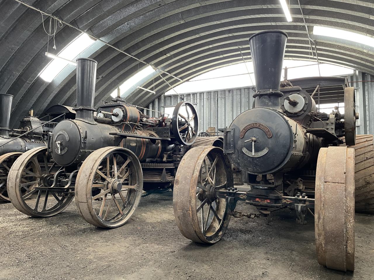 The 1926 steam engines on display