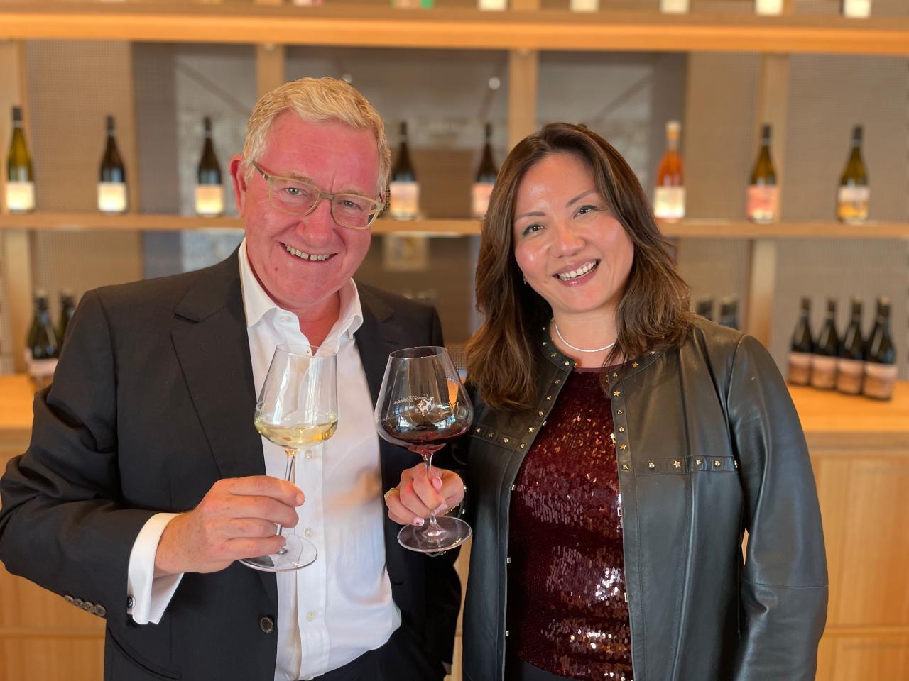 Singapore-based couple Angus Davidson and Tracy Wong-Davidson