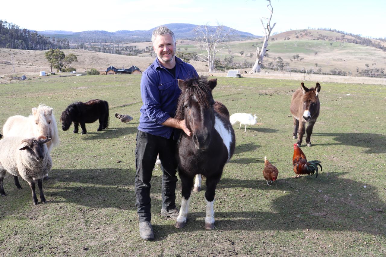 Ian with Willow the Pony