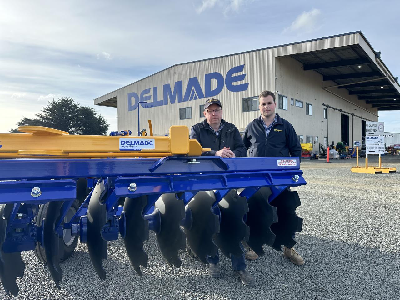Rohan and Hamilton Cunningham at Delmade in Deloraine.