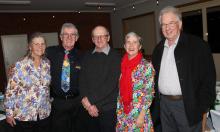 Jenny Harvey, Bruce Harvey, Rob Dent, Jane Dent and Bernard Atkinson