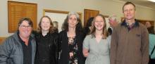Martin Gaffney, Jan Gaffney, Tracey Elphinstone, Samantha Elphinstone and Mark Elphinstone