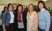 Simone Salter, Elizabeth Skirving, Jayne Clark and Anita Farell