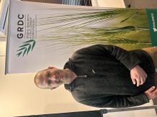 Research agronimist at Agriculture Victoria Jason Brand.