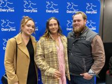 Annie Rea of Moltema, Lucy Godwill of Moltema and Samuel Saward of Deloraine.