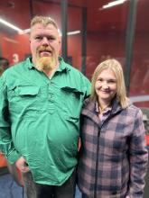  Charles Brown and Anna Dunning of Woodrising Dairies, Cressy.