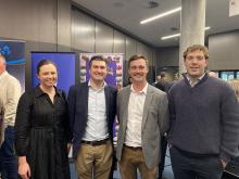 Maggie Gall of Hobart, Mitchel Clarke of Ridgley, Nathan Wallace of Penguin and Sam Henning of Hobart.