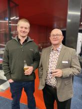Table Cape dairy farmer Matt Beswick and Tim Smith of 40South Dairies.