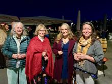  Liza Snow of Trevallyn, Sue Kilpatric of Trevallyn, Antonia Gretschmann of Moltema Organic Dairy Farm, Elyse Acacia of Seven Spring Farm at Lorinna.