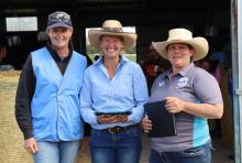 Zed Crowden, Sheryn Claridge and Anita Poulsen