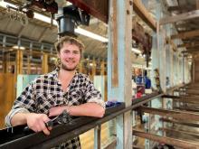  Fifth generation cattle farmer, 17-year-old Jordan Hingston of Gawler, has turned his hand to shearing sheep and completed the improver course at Beaufront, Ross, last week