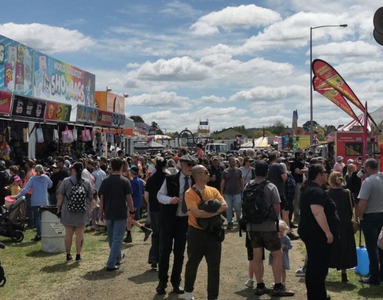 Crowds at the Longford Show