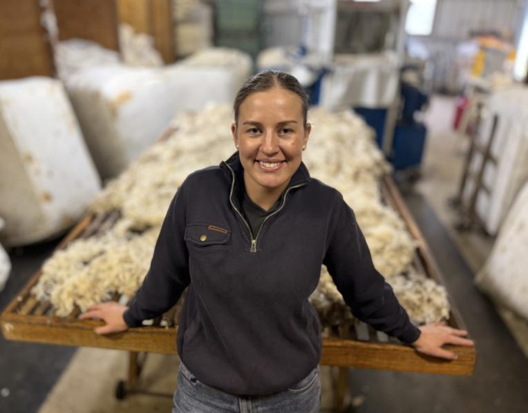 Victoria Lang of Ross is swapping wool handling for police work, but it won’t be taking her away from the sheep industry.