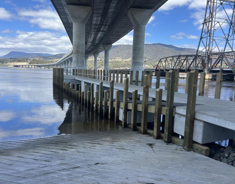 New Bridgewater boat ramp and jetty