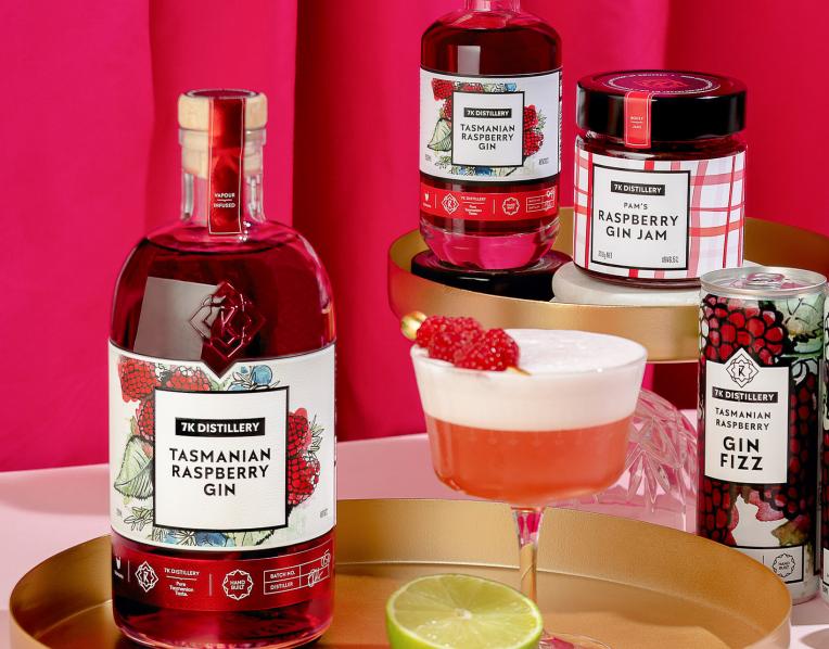 7K Distillery's Raspberry Gin /Fizz product