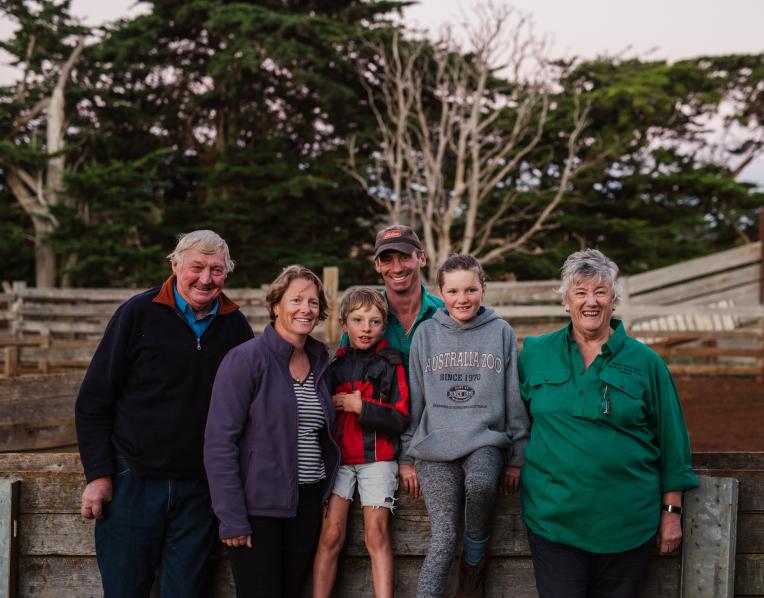 Ian, Ruth, Alexander, Matthew, Benita and Lesley Young