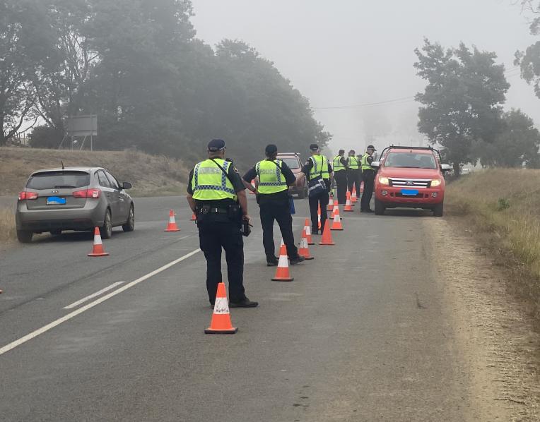 Police at a previous Party in the Paddock