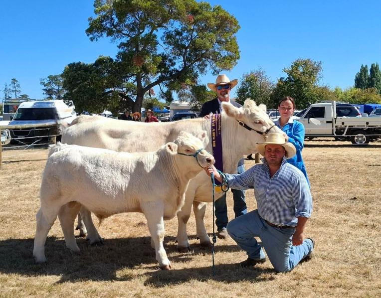 Murton Charolis won the supreme exhibit