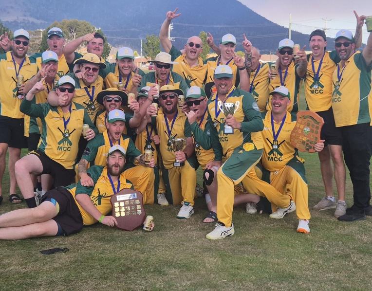 Molesworth Cricket Club celebrating their success