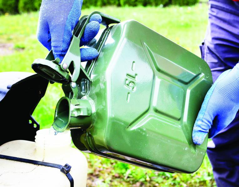 Jerry can with fuel