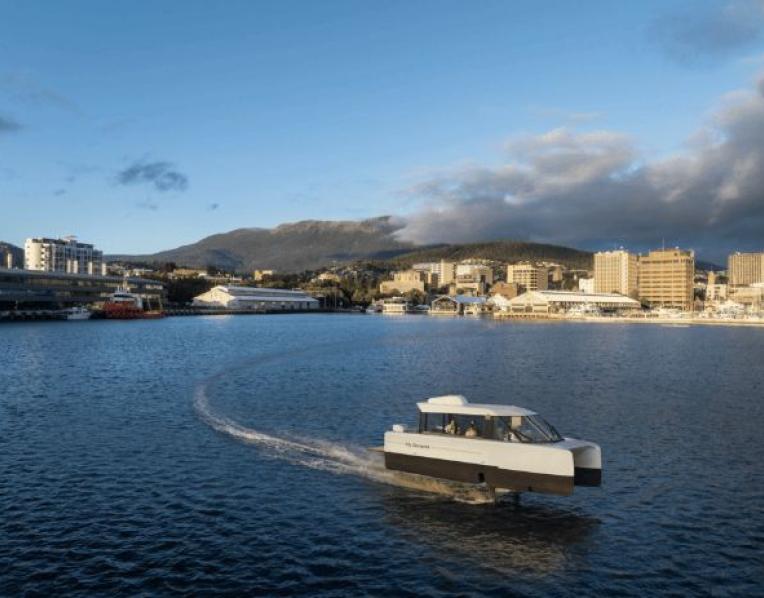 electric hydrofoil Catamaran