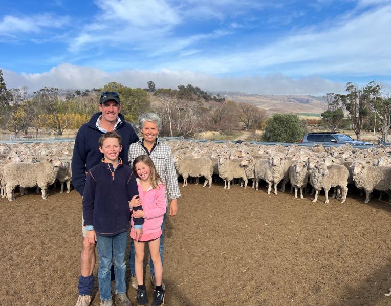 Chris and Claire Headlam and family