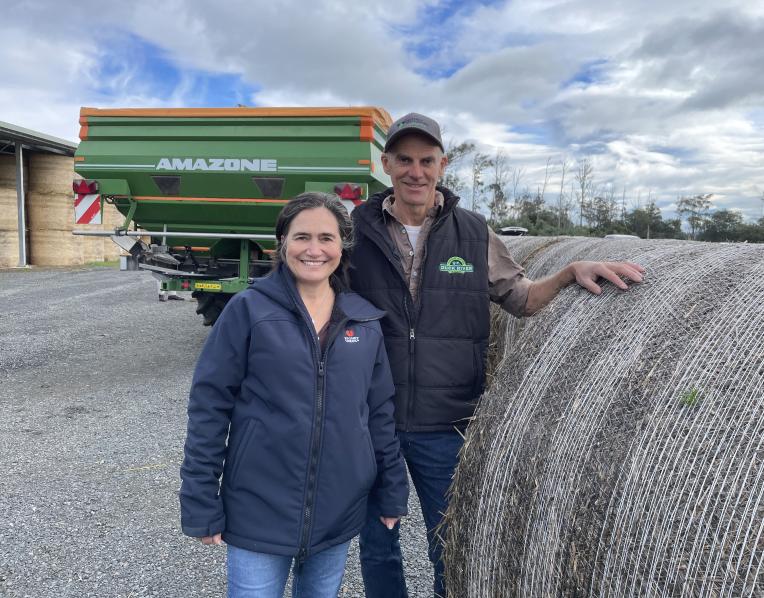 Meander dairy farmers Brian and Michele Lawrence