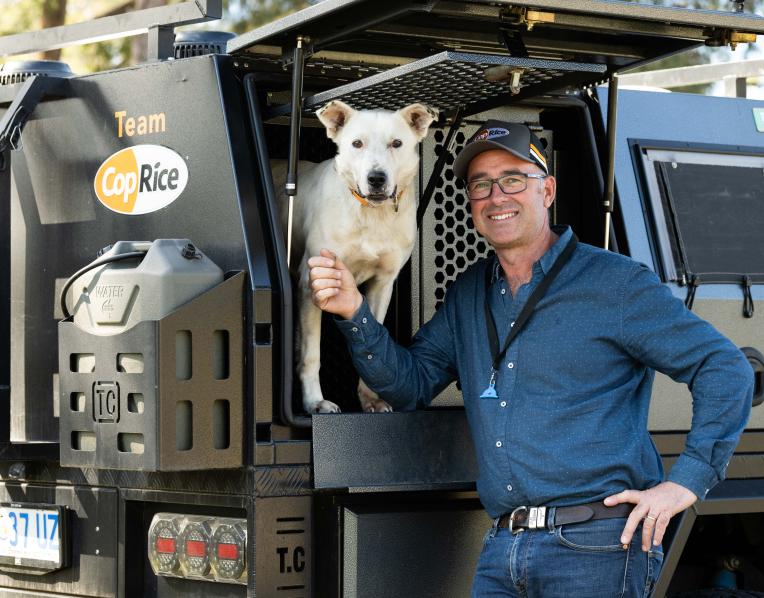 Lee Jamieson and Border Collie Magic