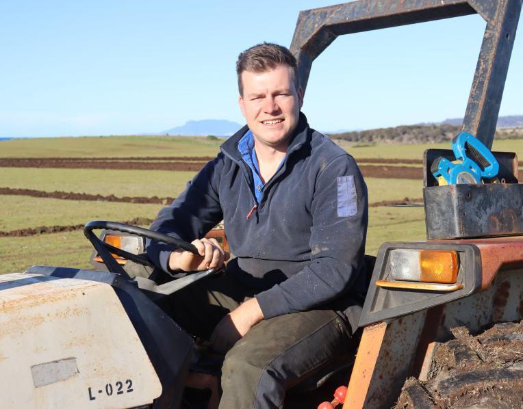 2026 Tasmanian conventional ploughing champion Daniel Gladwell.