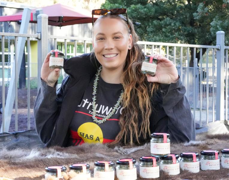 Kitana Mansell with the nine-spice mix