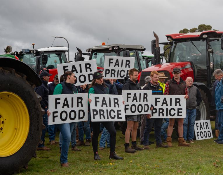 Last year's potato protest