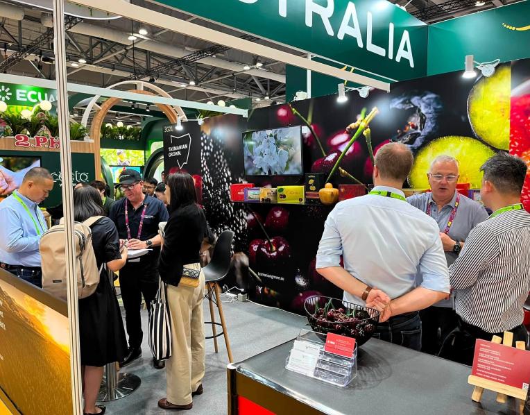 Tasmanian delagates at the Asia Fruit Logistica