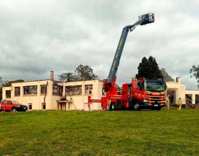 Millbrook Rise fire. Picture - Kane Inches