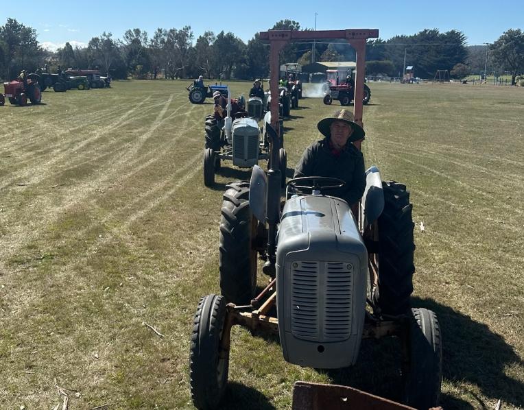 Hobart Vintage Machinery Society president Chris Jacobs