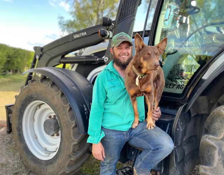 Matthew Wadley of Hagley has notched up 15 years with Rural Youth Tasmania