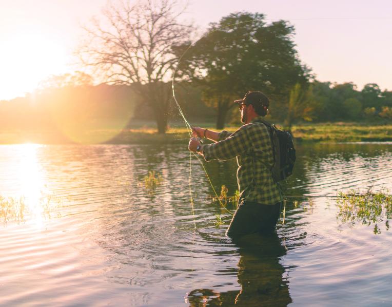 Trout fishing