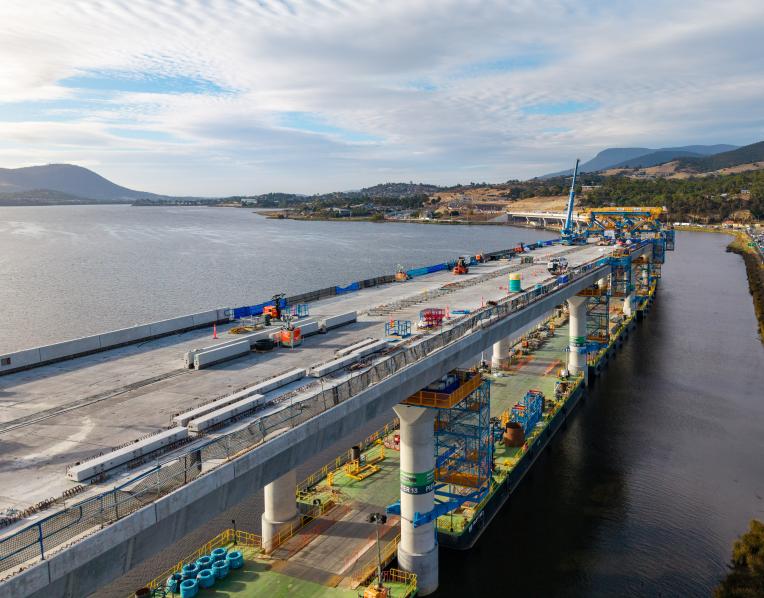 The new Bridgewater Bridge