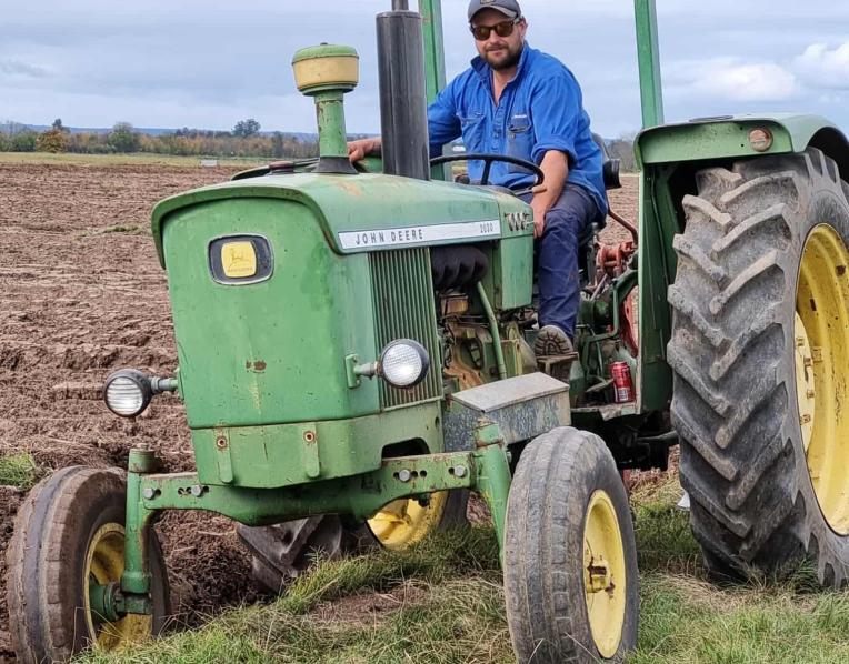 Doc Perry taking part in the 2025 National Ploughing Championships