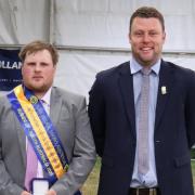 William Dudfield with judge Daniel Bacon