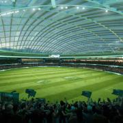 Renders of the proposed Macquarie Point stadium