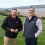 Gavin Pearce and Ian Sauer at Landfall Angus