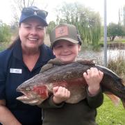 IFS Exec Officer Vanessa Britten with Billy Harris