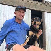 Lachie Groves and Boris