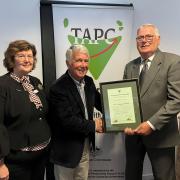 RBT CEO Elizabeth Skirving, Tas Ag Productivity Group EO Terry Brient and RBT Chair Michal Frydrych