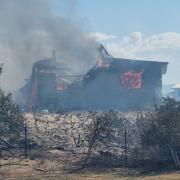 Rhian Shephard's shack at Dolphin Sands was destroyed in a bushfire